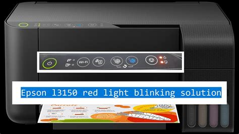 Epson L3150 Red Light Blinking Solution Epson Resetter Free Download Youtube