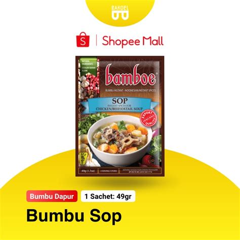 Jual Bamboe Sop Bumbu Instant Bakoel Sayur Online Shopee Indonesia