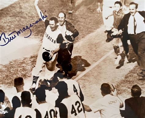 Bill Mazeroski Autographed Pittsburgh Pirates World Series Home