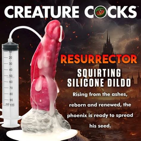 Creature Cocks Resurrector Phoenix Squirting Silicone Dildo Sex Toys At Adult Empire