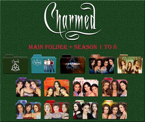 Charmed Original Main Folder Season 1 To 8 Icons By Aliciax16 On