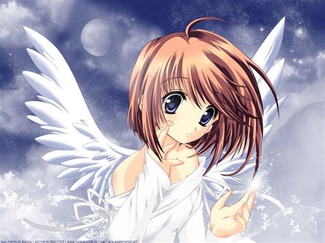 Cute Angel Anime Girl Wallpapers Wallpaper Cave