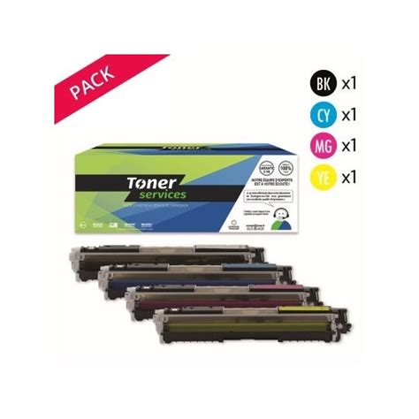 Compatible Hp A Pack De Toners Noir Cyan Magenta Et Jaune Prix