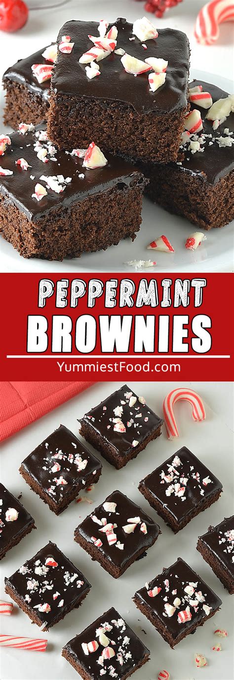 Peppermint Brownies – Recipe from Yummiest Food Cookbook