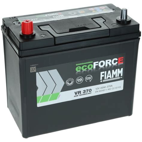 Fiamm Eco Force 12V 45Ah 370A EN Autobatterien Batcar De Shop AGM