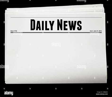 Blank Newspaper Headline Template