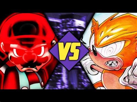 Devil Mario Vs Fleetway Sonic Power Star Vs Sonic The Comic