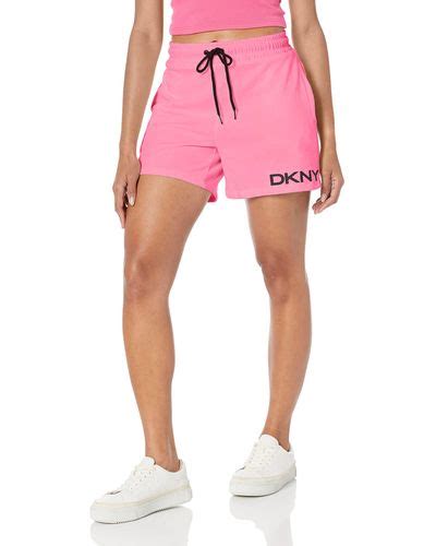 Pink Dkny Shorts For Women Lyst