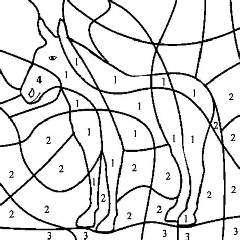 Perroquet Coloriage Chiffre GreatestColoringBook