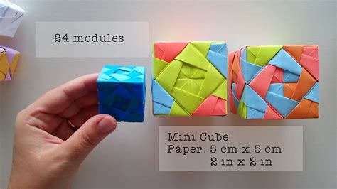 Origami Sonobe Cube Lamp Tutorial Vídeo Dailymotion