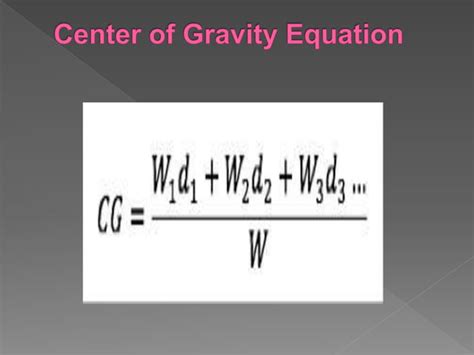 Center of gravity | PPT