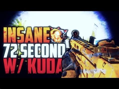 Black Ops 3 INSANE 72 SECOND NUCLEAR W KUDA MY NEW INTRO STREAM