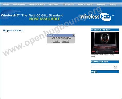 All Vulnerabilities For Wirelesshd Org Patched Via Open Bug Bounty