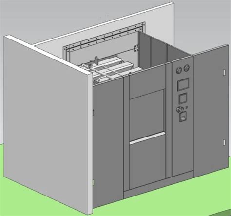 Vertical Sliding Double Door Laboratory Hospital Pharmaceutical