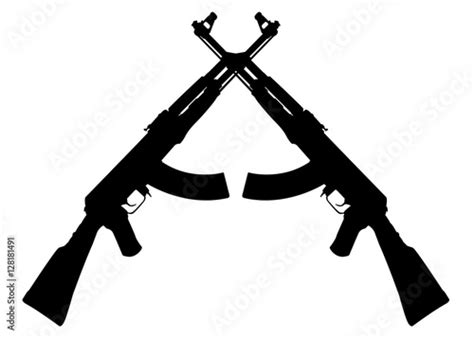 Logo Waffen Kalaschnikow Stock Image And Royalty Free Vector Files On