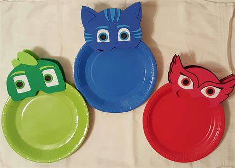 PJ Masks Plates - Etsy