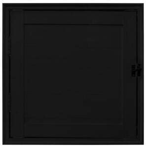 Porta Lambril Abrigo Alçapão Alumínio Preto 80x80 Linha 25 Leroy Merlin