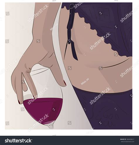 Sexy Naked Woman Glass Vine Over 1 Royalty Free Licensable Stock Illustrations Drawings