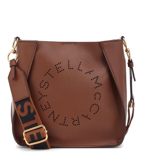 Stella McCartney Stella Logo Shoulder Bag in Brown - Save 9% - Lyst