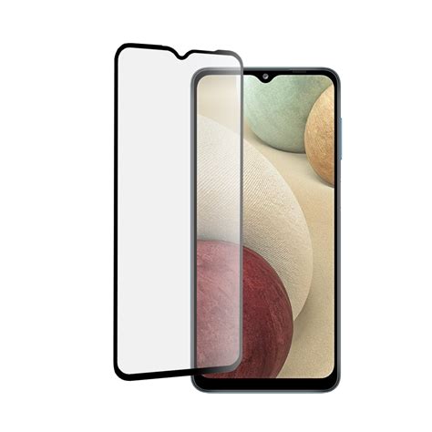 Стъклено фолио 3D Curved Full Glue Glass за Samsung Galaxy A12, черно ...