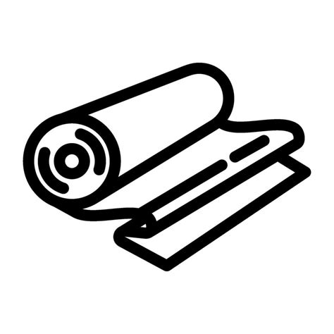 Fabric Rolls Dressmaking Fashion Line Icon Illustration 51179250 Vector