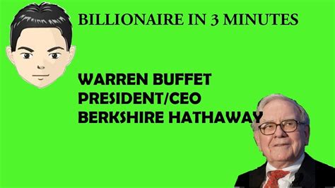 Billionaire Warren Buffett In 3 Minutes The Frugal Billionaire Who Donates 99 Of His Wealth