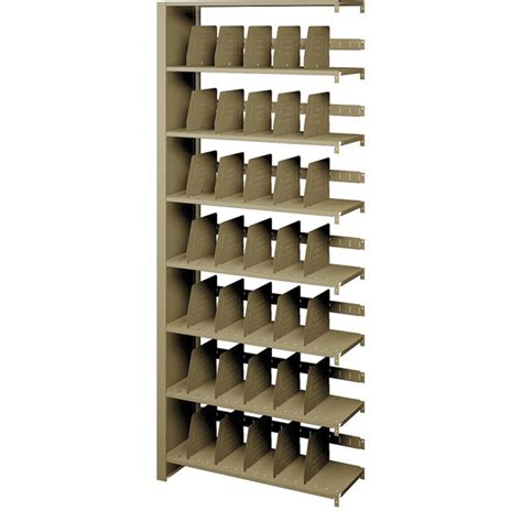 Tennsco Imperial 7 Shelf 48 W X 12 D X 88 H Open Back Add On