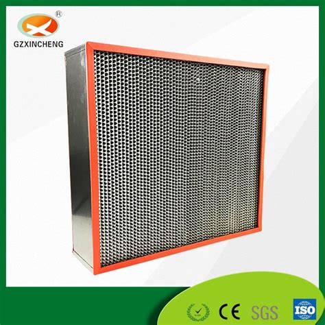 High Temperature Resistance HEPA Filter With Galvanized Frame China