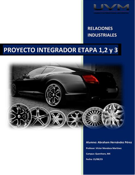 A9 PIE3 AHP Proyecto Integrador Etapa 3 RELACIONES INDUSTRIALES