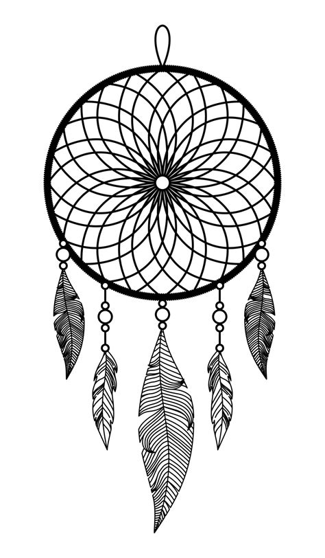 Isolated Image Of A Dream Catcher On A White Background 2360844 Vector