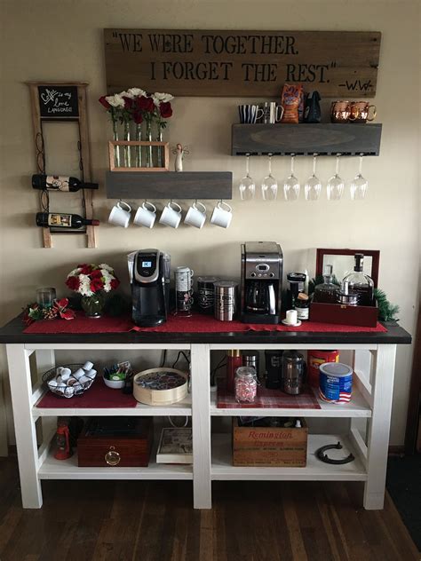 Elegant Home Coffee Bar Design And Decor Ideas 14180 – DECOOR | Coffee ...