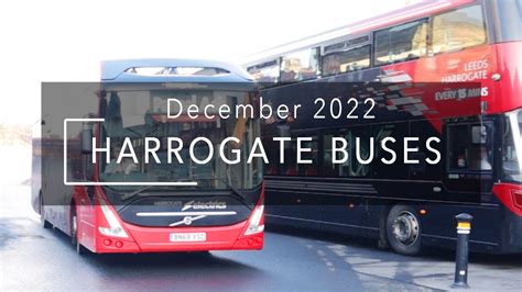 Buses In Harrogate Yorkshire December Harrogate Bus Company