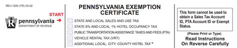 How To Get An Exemption Certificate In Pennsylvania