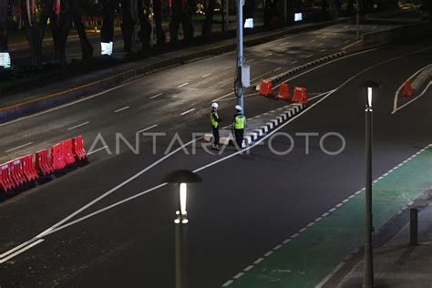 Penutupan Jalan Saat Gala Dinner KTT ASEAN ANTARA Foto