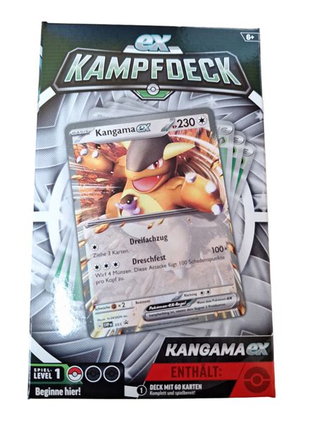 Pokemon Kampfdeck Oktober KANGAMA QUAJUTSU DEUTSCH EBay