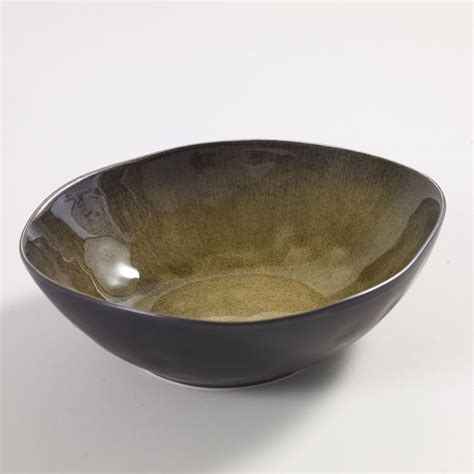 Oval Bowl Pure Green Ceramic Medium L 20 X 17 Cm Serax