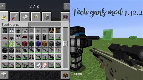 Tech Guns Mod 1 12 2 Minecraft Review Techguns Tutorial Youtube