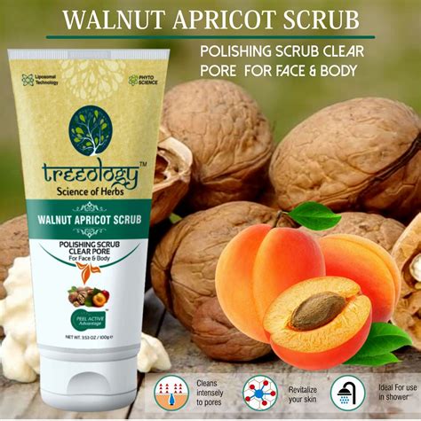 Treeology Walnut Apricot Scrub For Personal Pack Size 100 Gm Rs 150