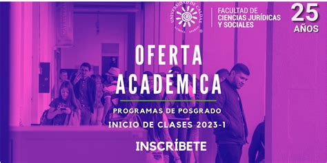 Oferta De Programas De Posgrados 2023 1 Facultad De Ciencias