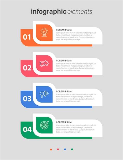 Premium Vector Vector Set Of Business Creative Infograph Vectors Steps Template Infographic