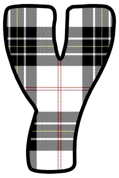 Pin By Tra On Monogram Alphabets Tartan Pattern S Alphabet Alphabet