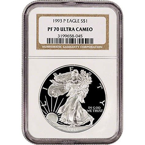 P American Silver Eagle Proof Oz Non Edge View Holder Pf