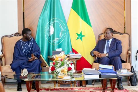 Palais Macky Sall A Reçu Diomaye Faye Et Ousmane Sonko Photos