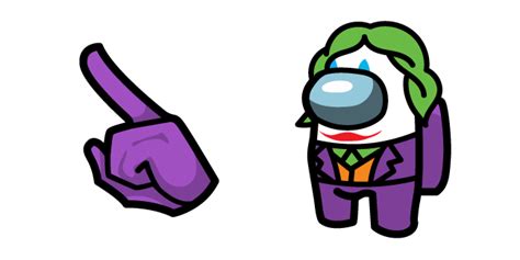 Among Us Joker Movie Character Cursor Custom Cursor