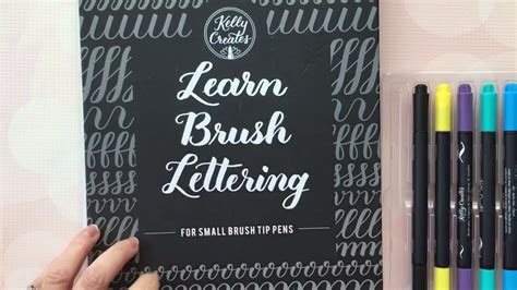 Kelly Creates Learn Brush Lettering Workbooks Youtube