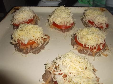 Стожки из фарша под шубой с помидорами ~ Домашние рецепты