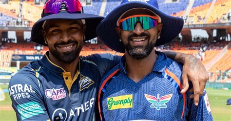 Gt Vs Lsg Live Score Ipl 2023 Hardik Pandya Vs Krunal Pandya