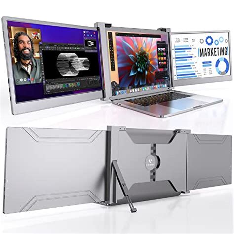 LIMINK S19 Portable Triple Monitor Screen Extender For 14 17 Laptop