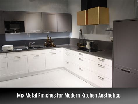 How To Mix Metal Finishes For Modern Kitchen Aesthetics The Trending Home