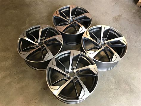 19″ Audi Rs5 Style Wheels Gun Metal Machined Cmwheels